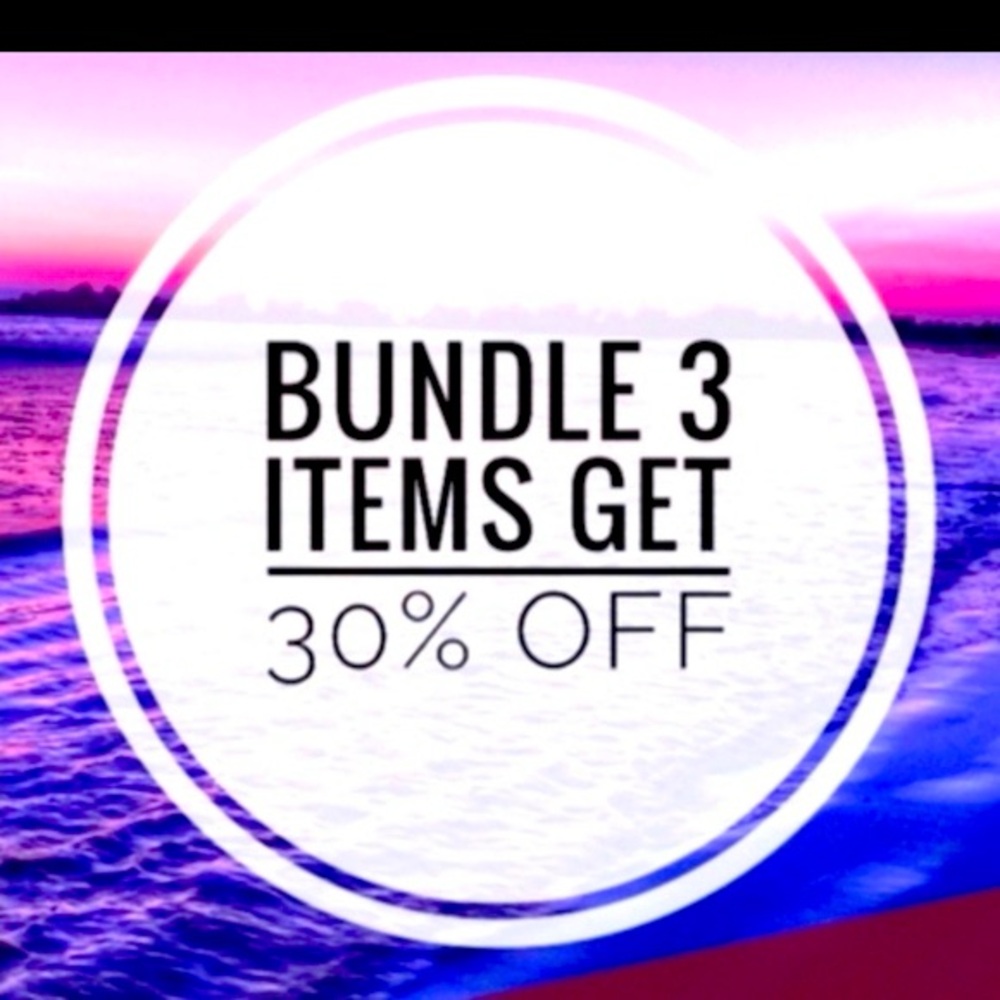 🔥BUNDLE 3 ITEMS AND GET 30% OFF!!!!🔥